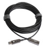 Cavo usb 3.0 superspeed aoc in fibra ottica usb a m/f 50m nero
