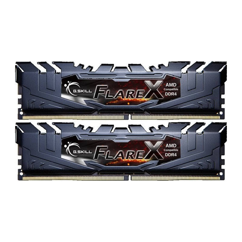 Ram dimm ddr4 32gb g.skill flare x 2x16gb 2133 mhz cl 16 1.35v [f4-3200c16d-32gfx]