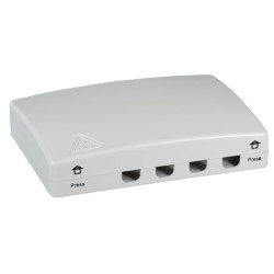 Scatola di connessione efb ftth fiber optic wall per 4x sc simplex/lc