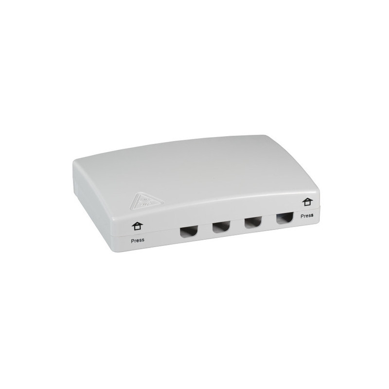 Scatola di connessione efb ftth fiber optic wall per 4x sc simplex/lc
