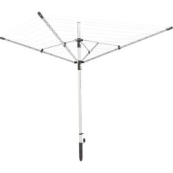 Schermo di lavaggio leifheit lino lift 500 nero [85359]