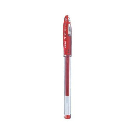 Penna sfera g-3 gel rosso 0.7mm pilot pz: 12 [001492]