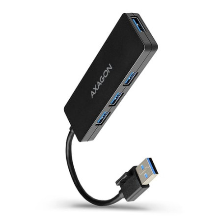 Hub usb axagon slim hub 4x usb 3.0. with 14cm type-a cable [hue-g1a]