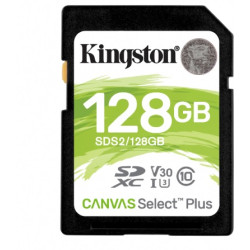 128gb scheda sd kingston canvas select plus [sds2/128gb]
