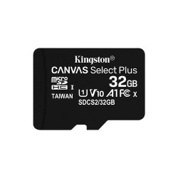32gb scheda microsdhc kingston classe 10 canvas select plus 100r