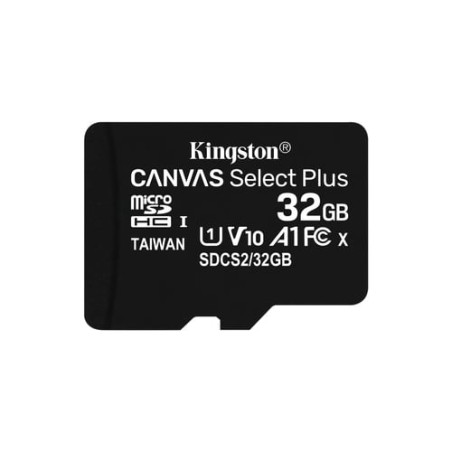 32gb scheda microsdhc kingston canvas select plus 100r [sdcs2/32gbsp]