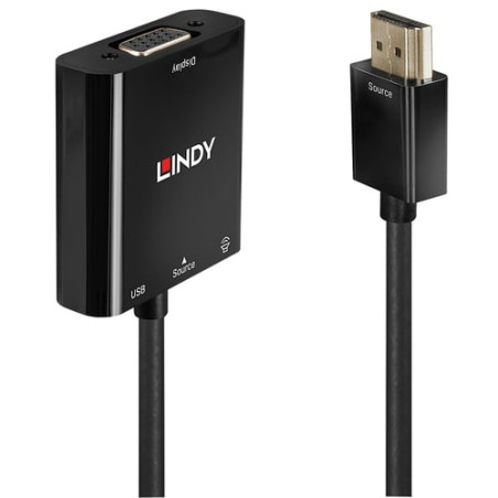 Adattatore lindy 38285 hdmi a vga e audio