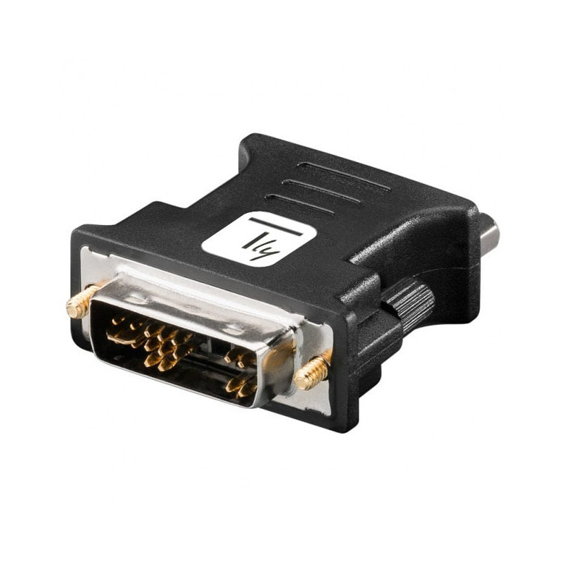 Adattatore dvi maschio/vga femmina nero
