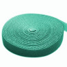 Rotolo di velcro techly lunghezza 4m larghezza 16mm verde