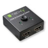 Switch hdmi techly 2 porte bidirezionale 4k 60hz