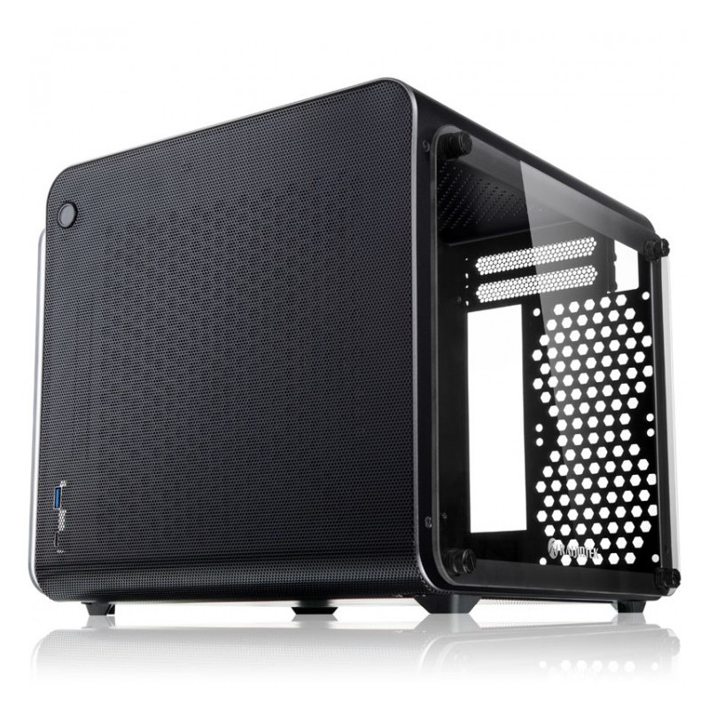 Case raijintek metis evo tg mini-itx, tempered glass - nero