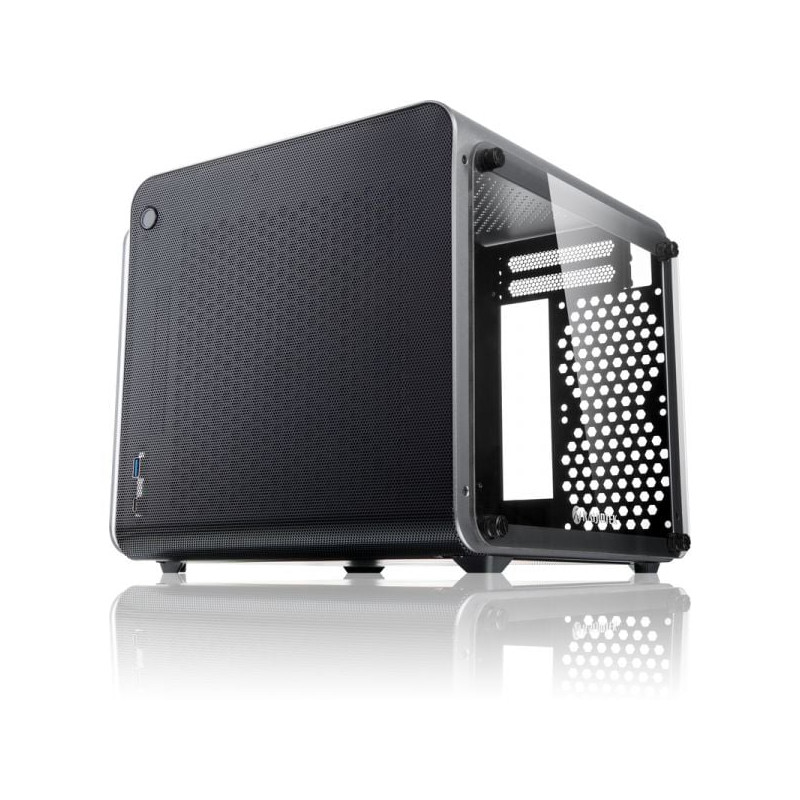 Case raijintek metis evo tg mini-itx vetro temperato argento