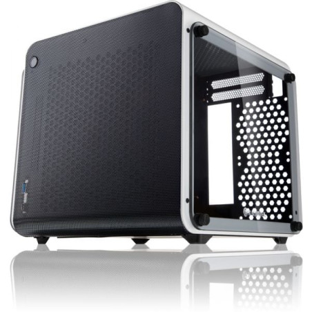Case raijintek metis evo tg mini-itx, tempered glass - bianco
