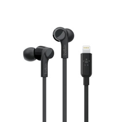 Auricolari belkin rockstar in-ear usb-c nero [g3h0002btblk]