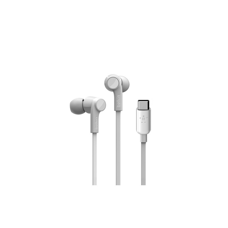 Auricolari belkin rockstar in-ear usb-c bianco [g3h0002btwht]