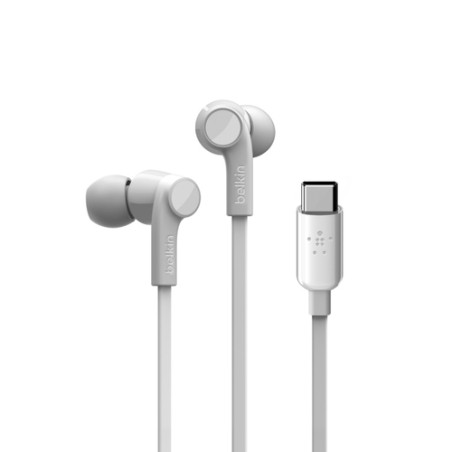 Auricolari belkin rockstar in-ear usb-c bianco [g3h0002btwht]