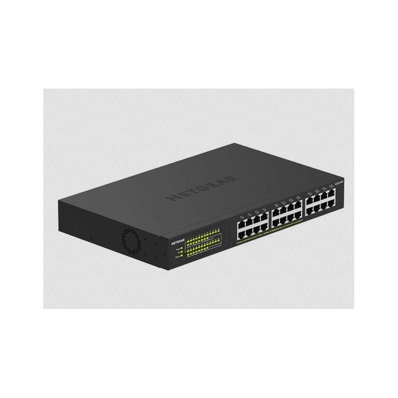 Switch netgear 24port 10/100/1000 gs324p poe+ [gs324p-100eus]