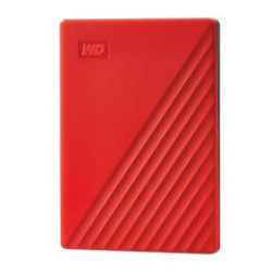 Hard disk esterno 2,5 2tb western digital my passport usb 3.2 rosso