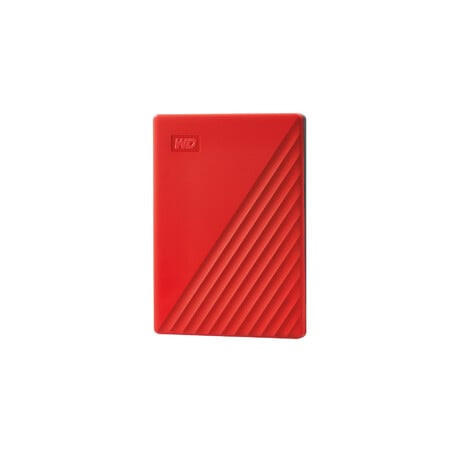 Hard disk esterno 2,5 2tb western digital my passport usb 3.2 rosso
