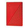 Hard disk esterno 2,5 2tb western digital my passport usb 3.2 rosso