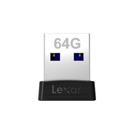 Pen drive 64gb lexar jumpdrive s47 usb3.1 nero [ljds47-64gabbk]