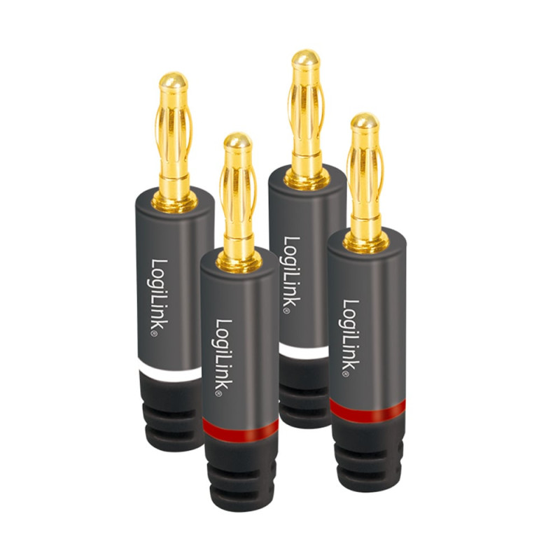 Spina a banana 2 coppie (2x2 connettori)