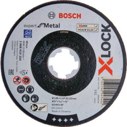 Bosch accessories 2608619254 disco di taglio dritto 125 mm 22.23