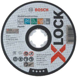 Bosch accessories 2608619270 disco di taglio dritto 125 mm 22.23