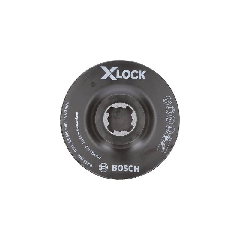 Bosch x-lock scm piastra con supporto a strappo 115mm bosch accessories