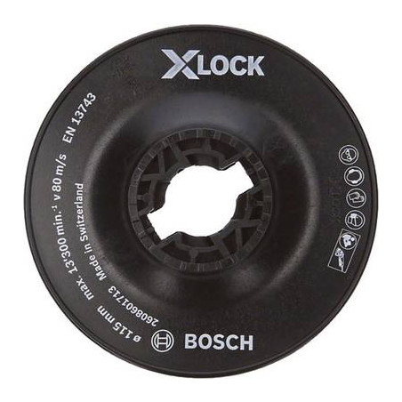 x-lock platorello, 115 mm duro bosch accessories 2608601713 [2608601713]