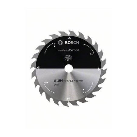 Lama circolare 184 x 20 mm bosch accessories 2608837702 1 pz. [2608837702]