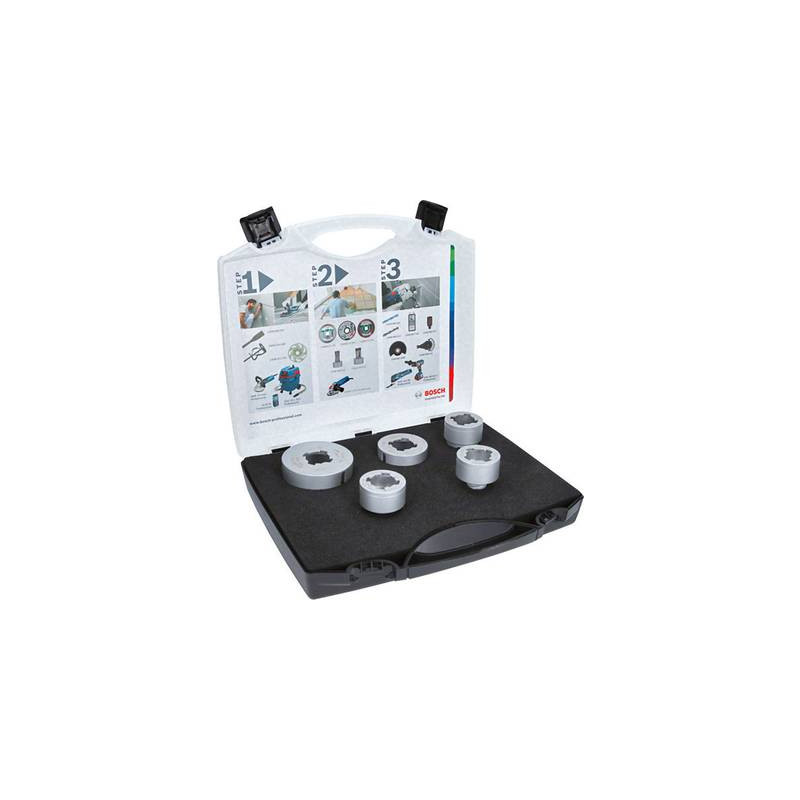 Bosch accessories 2608599037 kit frese a secco diamantate 5 parti