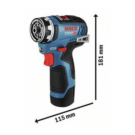 Bosch professional trapano avvitatore a batteria 12 v li-ion