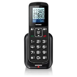 Cellulare brondi amico home 1.77" nero [127002]