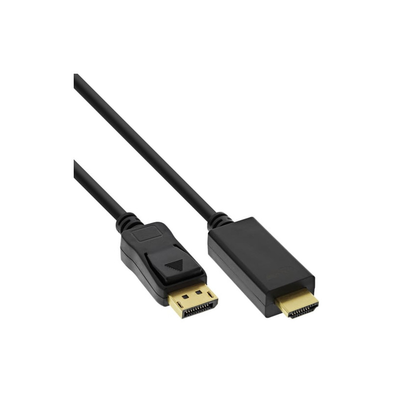 Cavo inline displayport a hdmi 5m nero [17185i]