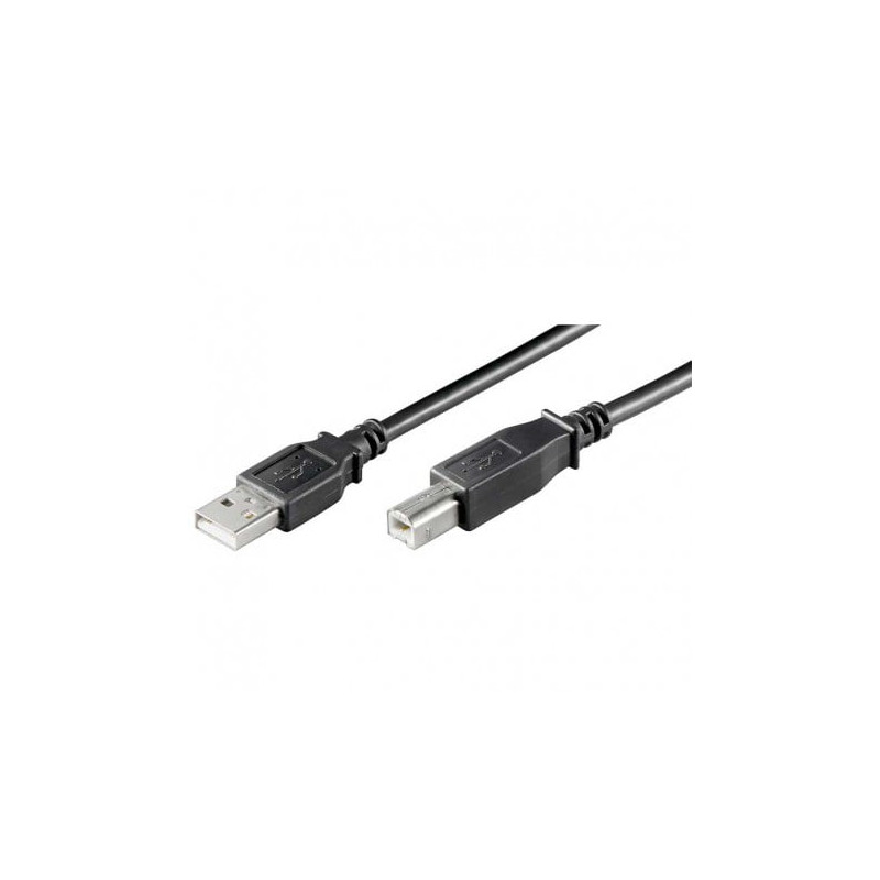 Cavo logilink usb 2.0 a-b m/m 3m nero [cu0008b]