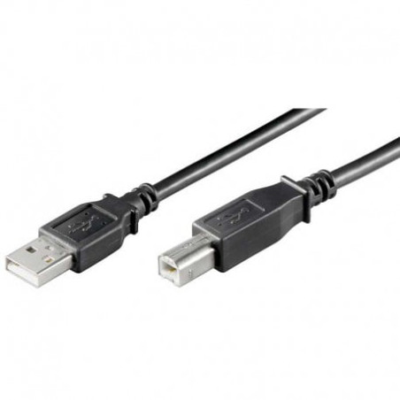 Cavo logilink usb 2.0 a-b m/m 3m nero [cu0008b]