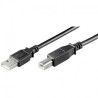 Cavo logilink usb 2.0 a-b m/m 3m nero [cu0008b]