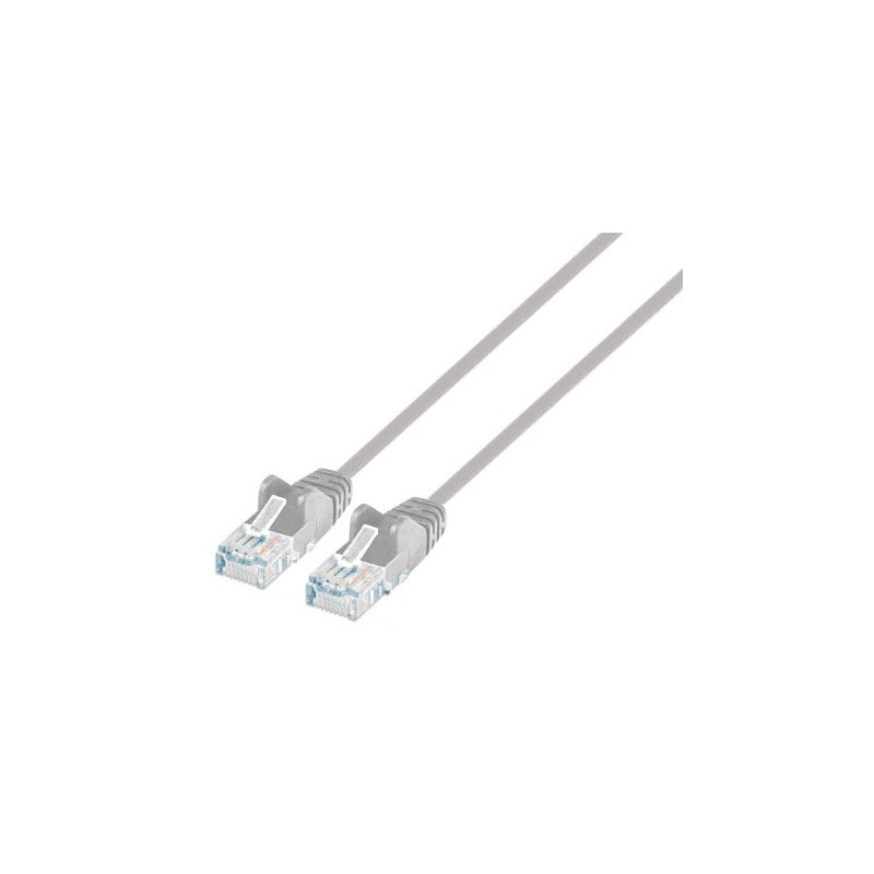 Cavo di rete patch intellinet cat6 utp slim 2m grigio
