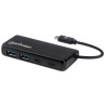 Hub usb manhattan 164894 3.2 gen 1 a 4 porte