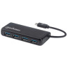 Hub usb manhattan 164924 3.2 gen 1 a 4 porte