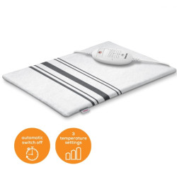 Termoforo beurer basic hk 25 bianco/grigio [25502]