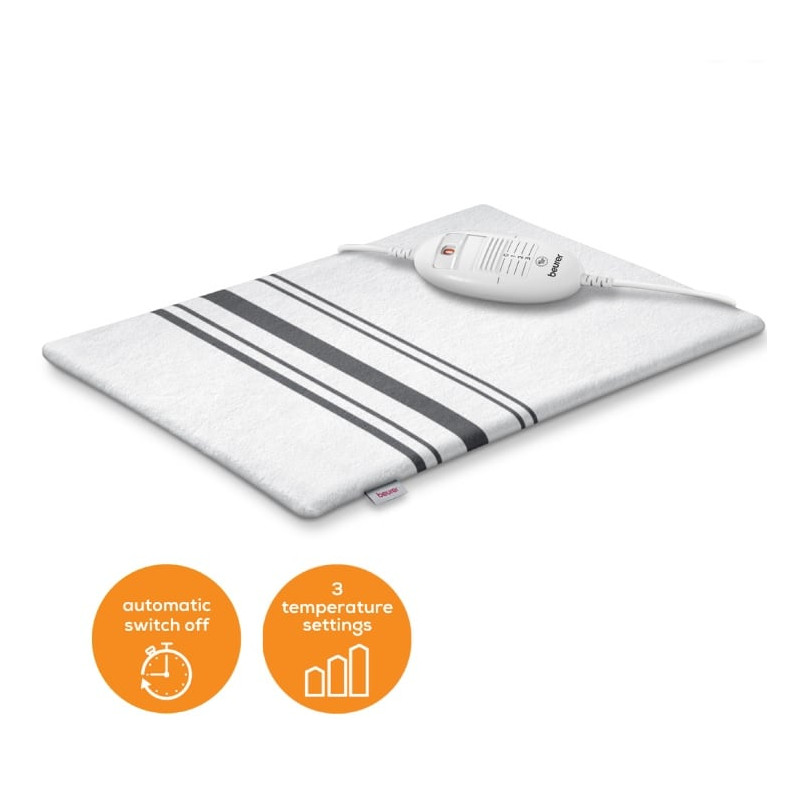 Termoforo beurer basic hk 25 bianco/grigio [25502]