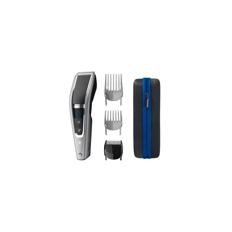 Rasoio philips hairclipper series 5000 nero/argento [hc5650/15]