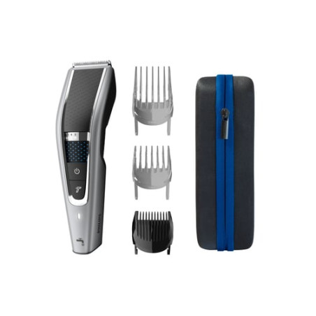 Rasoio philips hairclipper series 5000 nero/argento [hc5650/15]