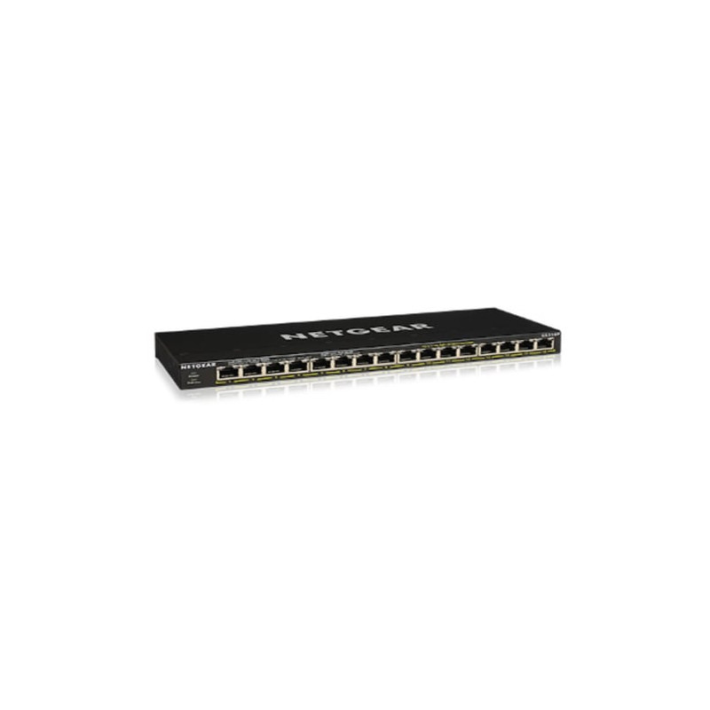 Switch netgear 16port poe 10/100/1000 [gs316p-100pes]