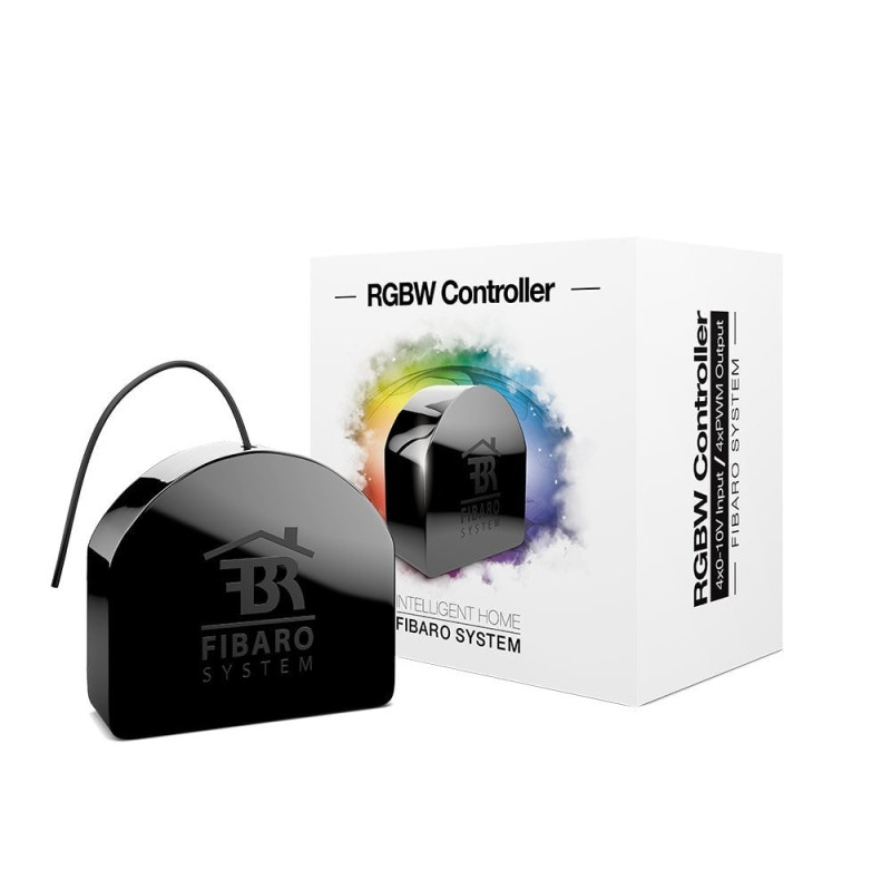 Controller fibaro z-wave plus rgbw 2 nero [fgrgbwm-442]
