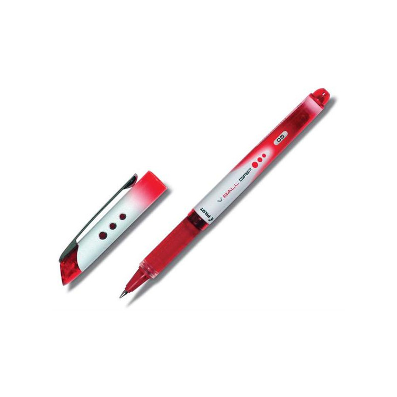 Roller v-ball grip rosso 0.5mm pilot [011262]