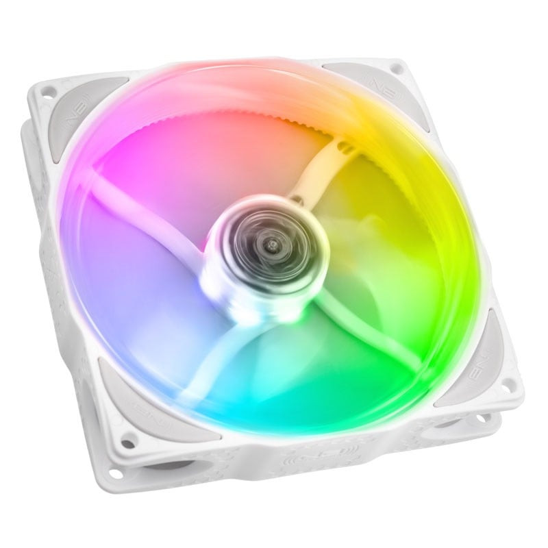 Ventola 120x120 noiseblocker nb-eloop x b12-p argb bianco