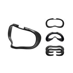Set interfaccia facciale/cuscinetti vr cover oculus quest nero [vrcoqsetbr]